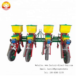 Tractor corn planter machines